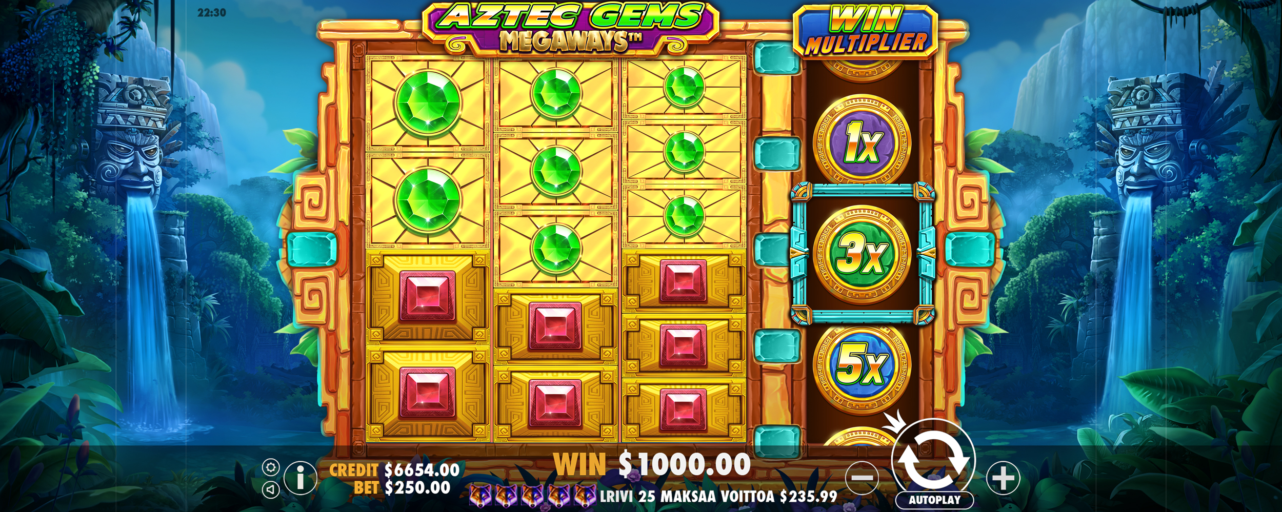 Aztec Gems Megaways™ - screenshot with slot description 3